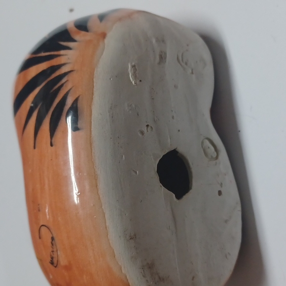 mexican pottery cat hand painted - Picture 4 of 5